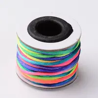 Macrame Rattail Chinese Knot Making Cords Round Nylon Braided String Threads