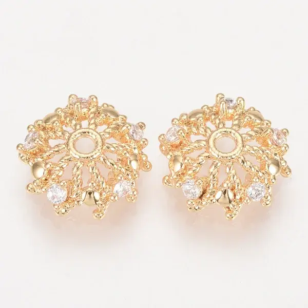 Brass Fancy Bead Caps