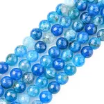 Natural Crackle Agate Bead Strands