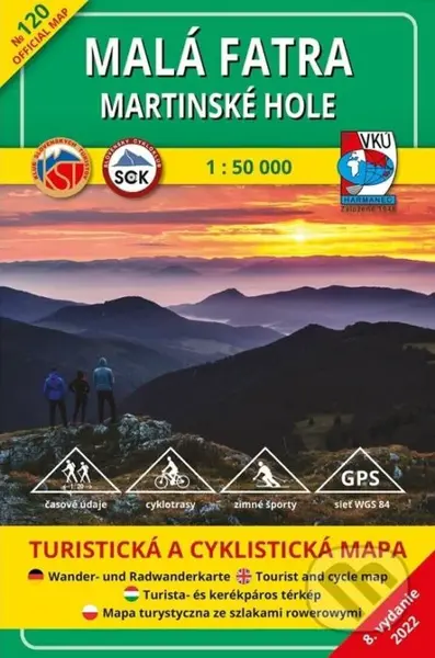 Malá Fatra - Martinské hole 1: 50 000