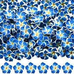 100Pcs Handmade Polymer Clay 3D Flower Plumeria Beads