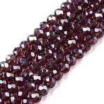 Electroplate Glass Beads Strands