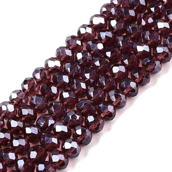 Electroplate Glass Beads Strands