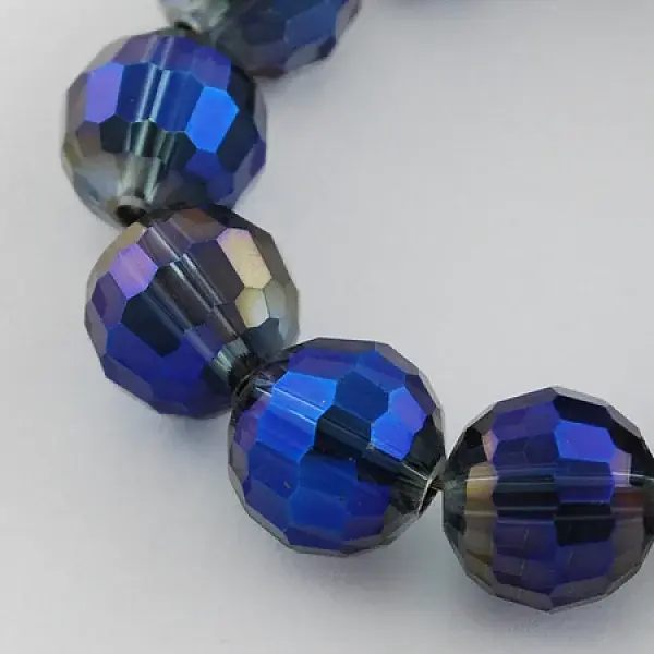 Electroplate Glass Bead Strands
