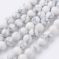 Synthetic Howlite Beads Strands