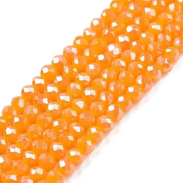 Electroplate Glass Beads Strands