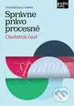 Správne právo procesné - Osobitná časť - Soňa Košičiarová