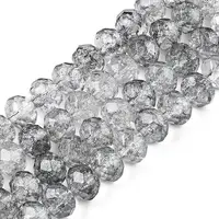 Transparent Glass Beads Strands