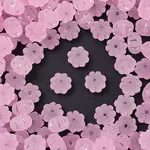 Frosted Transparent Acrylic Beads