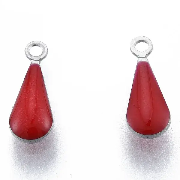 304 Stainless Steel Enamel Charms