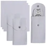 3 Sets Rectangle Velvet Single Watch Storage Bags