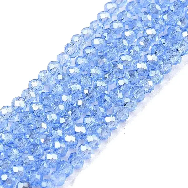 Electroplate Glass Beads Strands