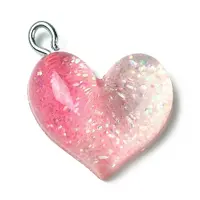Gradient Color Transparent Resin Pendants