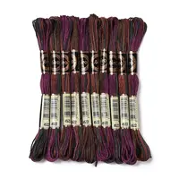 10 Skeins 6-Ply Polyester Embroidery Floss