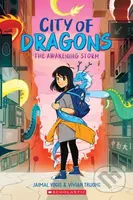 The Awakening Storm: A Graphic Novel (City of Dragons #1) - kniha z kategorie Komiksy