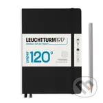 Leuchtturm1917 Zápisník 120G Black A5 linkovaný