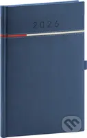 NOTIQUE Týždenný diár Tomy 2026 (modro-červený) (stĺpcový, s pútkom na pero)
