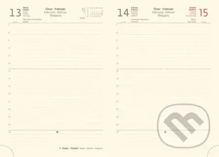 Denní diář 2026 A5 New Praga modrý s gumičkou - kniha z kategorie Zápisníky, kalendáře