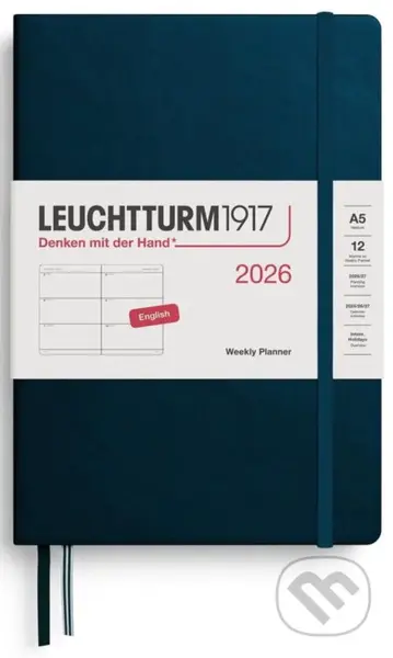 Weekly Planner 2026 Medium (A5) Deep Sea