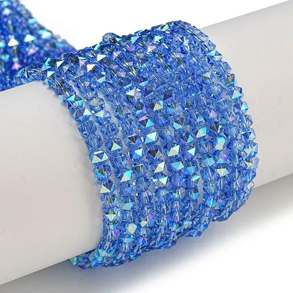 Electroplate Glass Beads Strands