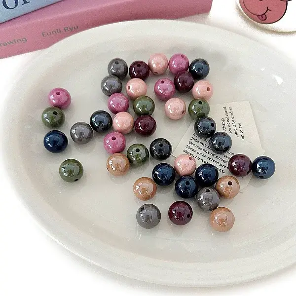 Opaque Acrylic Beads