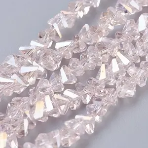 Electroplate Glass Beads Strands