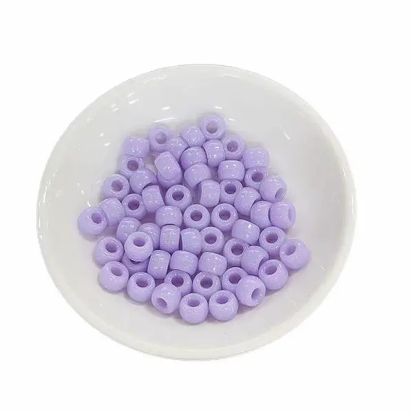 Opaque Acrylic European Beads
