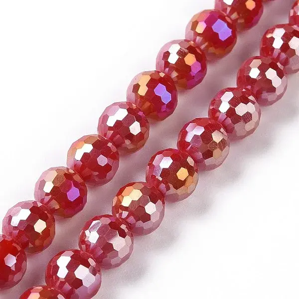 Electroplate Glass Beads Strands