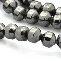 Magnetic Synthetic Hematite Beads Strands