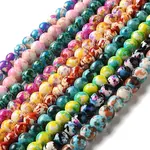 Synthetic Turquoise Dyed Beads Strands