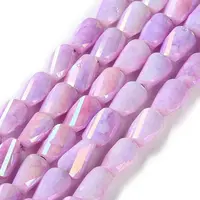 Dyed Opaque Glass Beads Strands