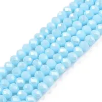 Electroplate Glass Beads Strands