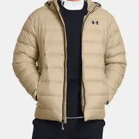 Pánská bunda Under Armour LEGEND DOWN HOODED JACKET-BRN - Pánské