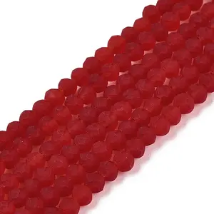 Transparent Glass Beads Strands