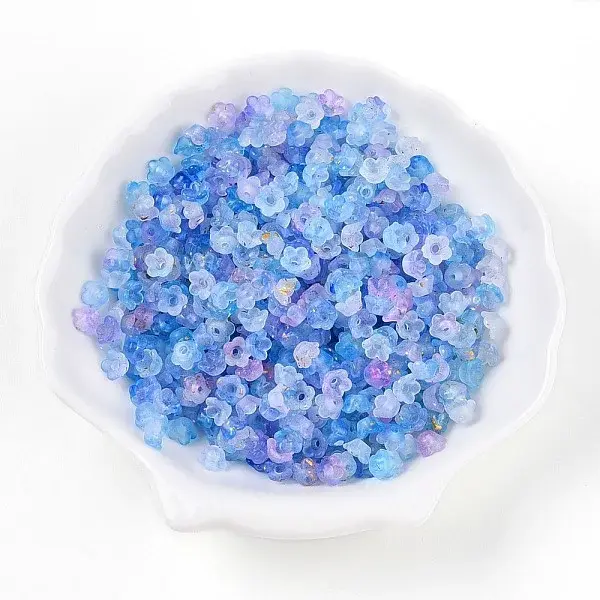 Frosted Transparent Acrylic Beads