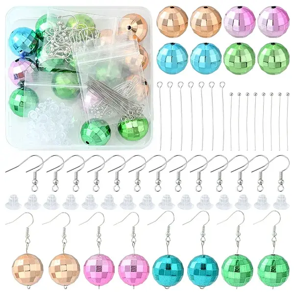 DIY Disco Ball Dangle Earring Making Kit