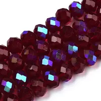 Electroplate Glass Beads Strands