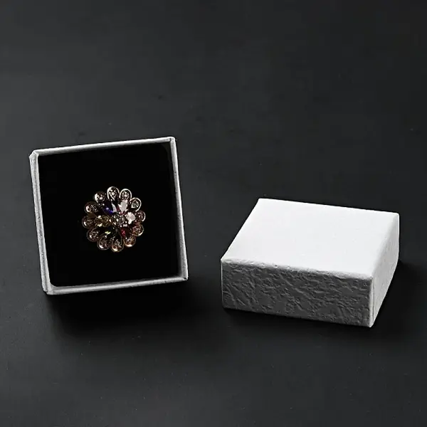 Texture Paper Jewelry Gift Boxes