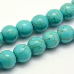 Synthetic Turquoise Beads Strands