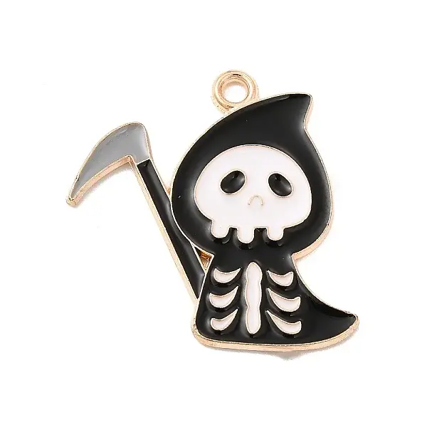 Halloween Theme Alloy Enamel Pendants