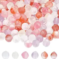 120Pcs 6 Colors Glass Beads