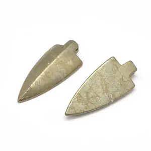 Arrowhead Natural Pyrite Pendants