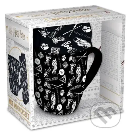 Darčekový set - hrnček s ponožkami Harry Potter: Mozgomor a Temné umenie