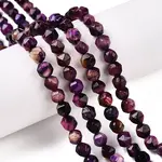 Dyed Natural Tiger Eye Beads Strands