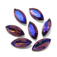 Pointed Back Glass Rhinestone Cabochons