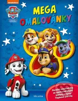 Tlapková patrola: Mega omalovánky - kolektív autorov - kniha z kategorie Omalovánky