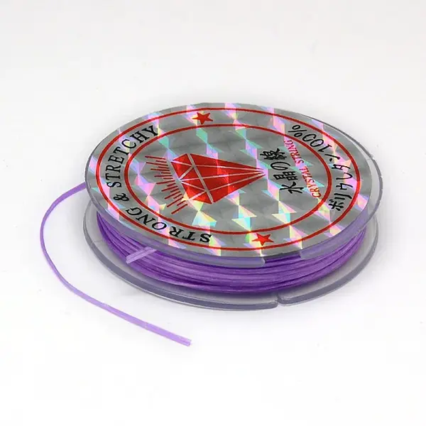 Flat Elastic Crystal String
