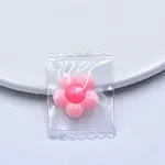 Flower Transparent Bag Pendants