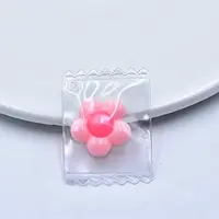 Flower Transparent Bag Pendants