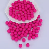 Round Silicone Focal Beads